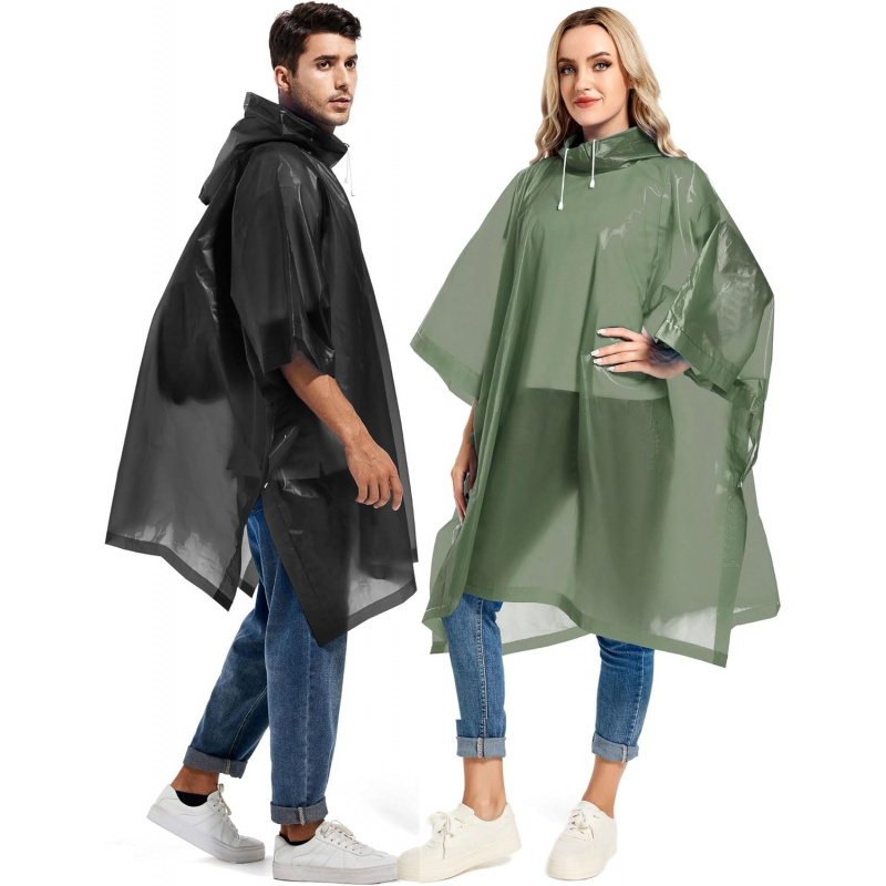2 Pack Rain Ponchos for Adults Reusable - Image 27