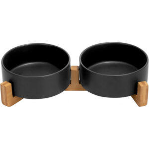 Ceramic Dog and Cat Bowl