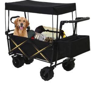 Collapsible Wagon Cart with Canopy