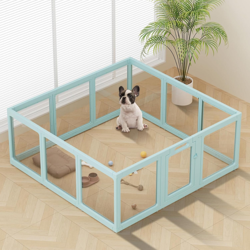 Clear Acrylic Dog Playpen Indoor - Image 10