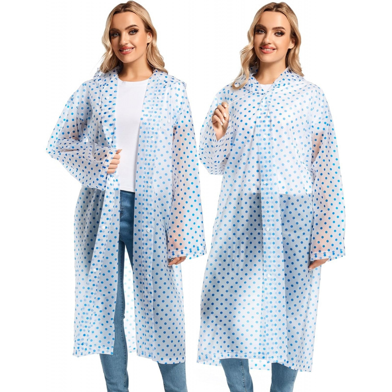 2PCS Rain Ponchos for Adults - Image 4