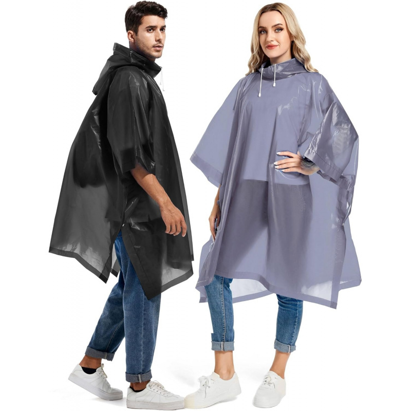 2 Pack Rain Ponchos for Adults Reusable - Image 21