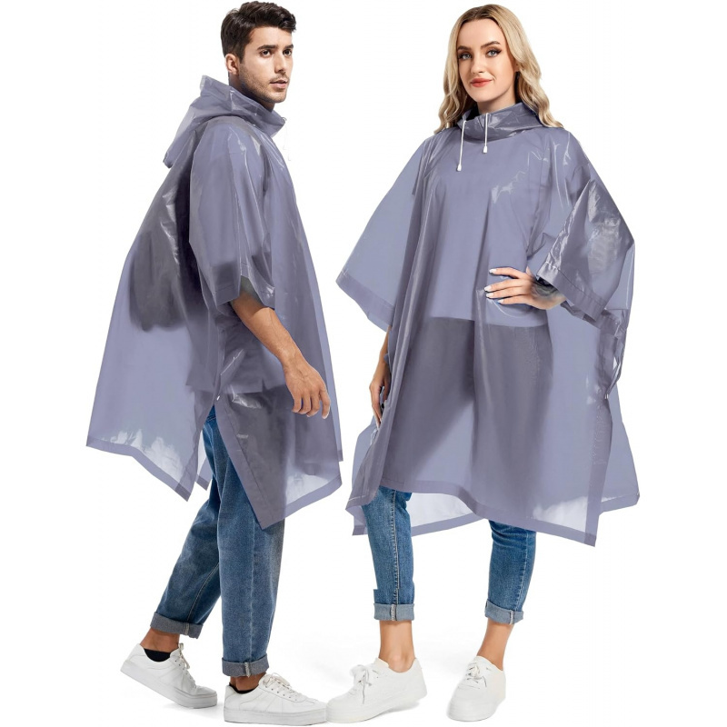 2 Pack Rain Ponchos for Adults Reusable - Image 11