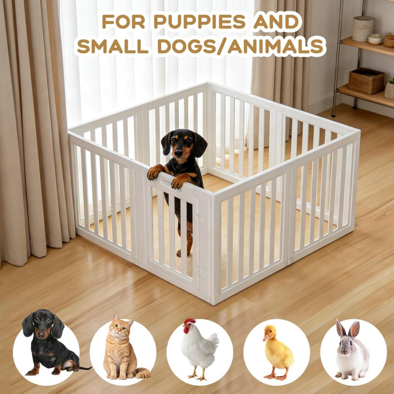 Dog Playpen, Clear Dog Pen, Indoor Dog Pen - Image 5