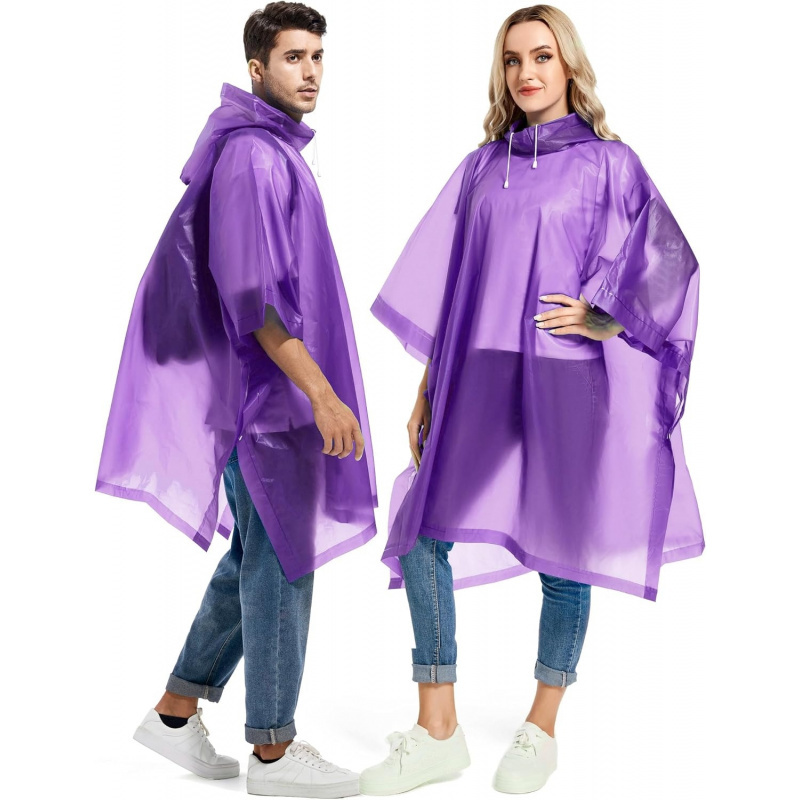 2 Pack Rain Ponchos for Adults Reusable - Image 25