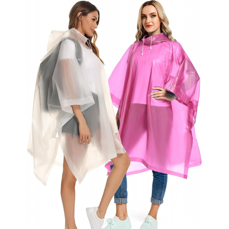 2 Pack Rain Ponchos for Adults Reusable - Image 12