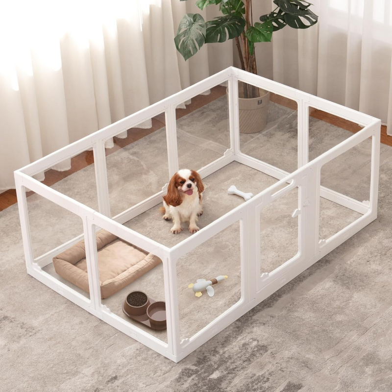 Clear Acrylic Dog Playpen Indoor - Image 15