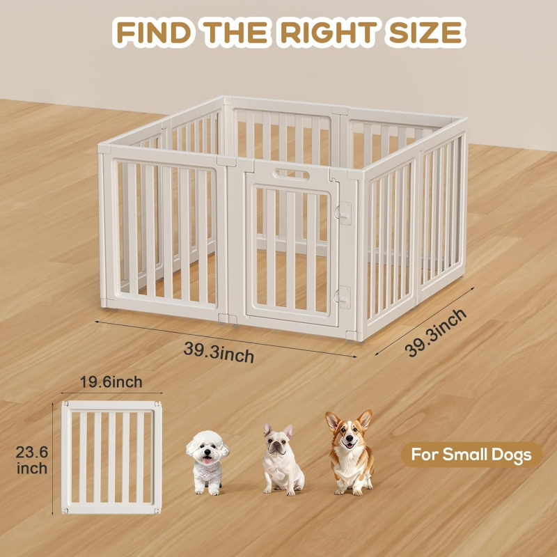 Dog Playpen, Clear Dog Pen, Indoor Dog Pen - Image 3