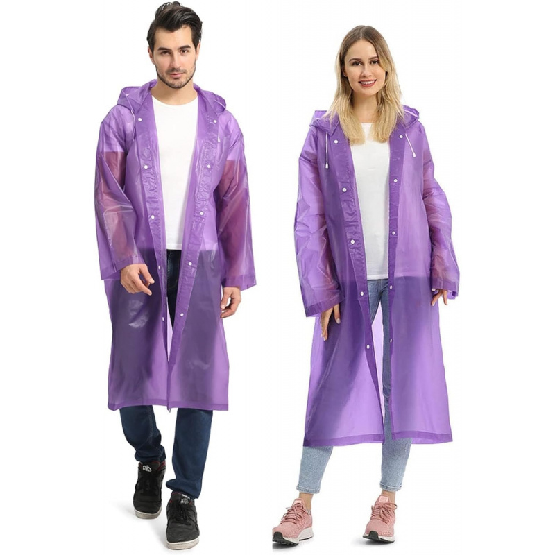 2 Pack Reusable Raincoats for Adults - Image 4