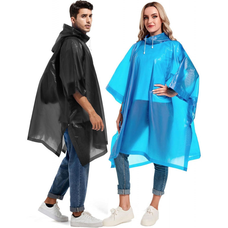 2 Pack Rain Ponchos for Adults Reusable - Image 15