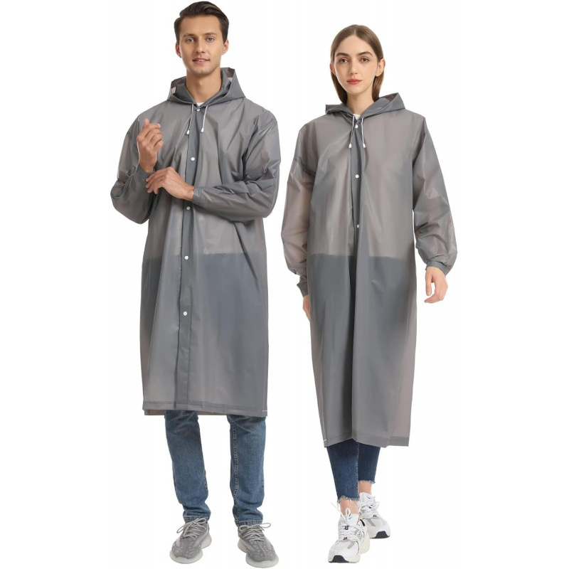 2 Pack Reusable Raincoats for Adults - Image 5