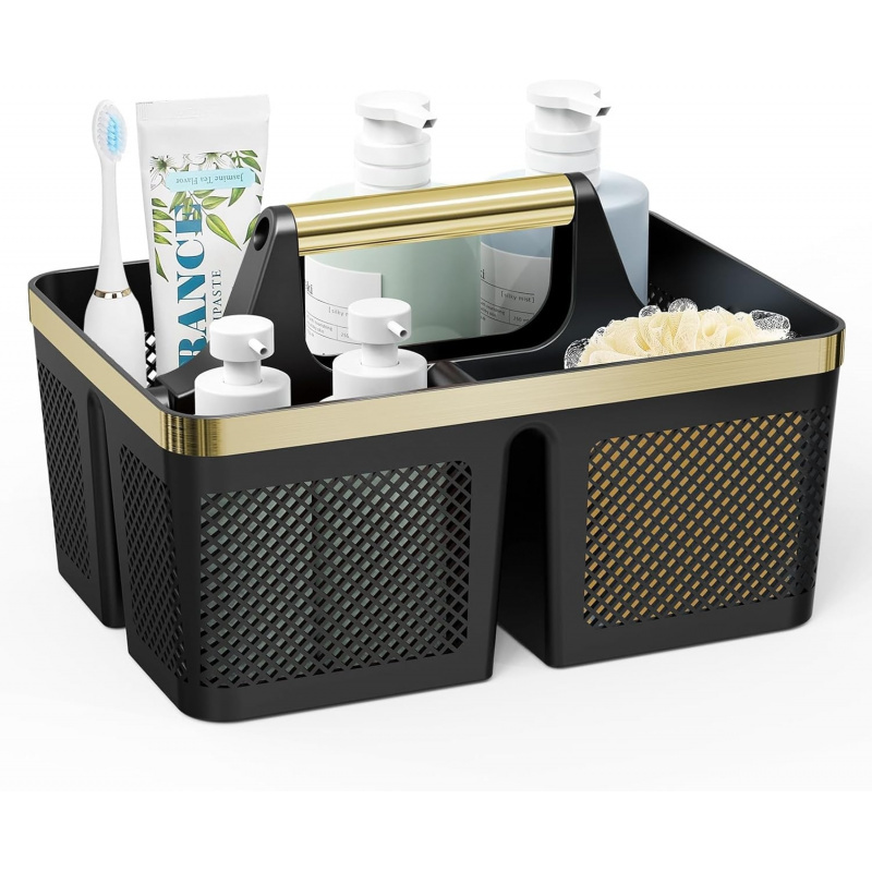 Black Portable Shower Caddy - Image 2