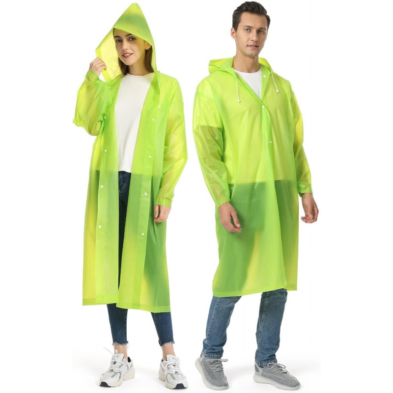 2 Pack Reusable Raincoats for Adults - Image 6