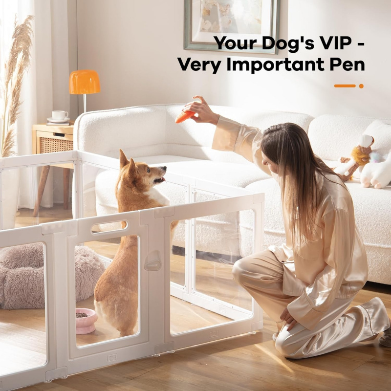 Clear Acrylic Dog Playpen Indoor - Image 7