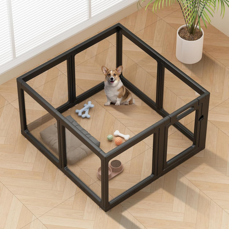 Clear Acrylic Dog Playpen Indoor - Image 12