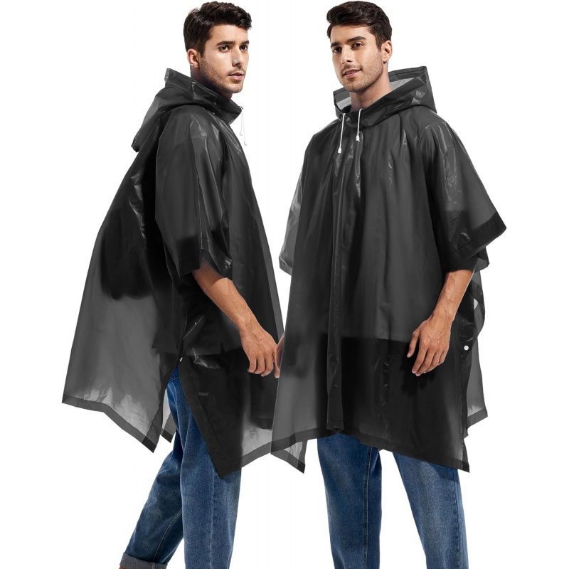 2 Pack Rain Ponchos for Adults Reusable - Image 28