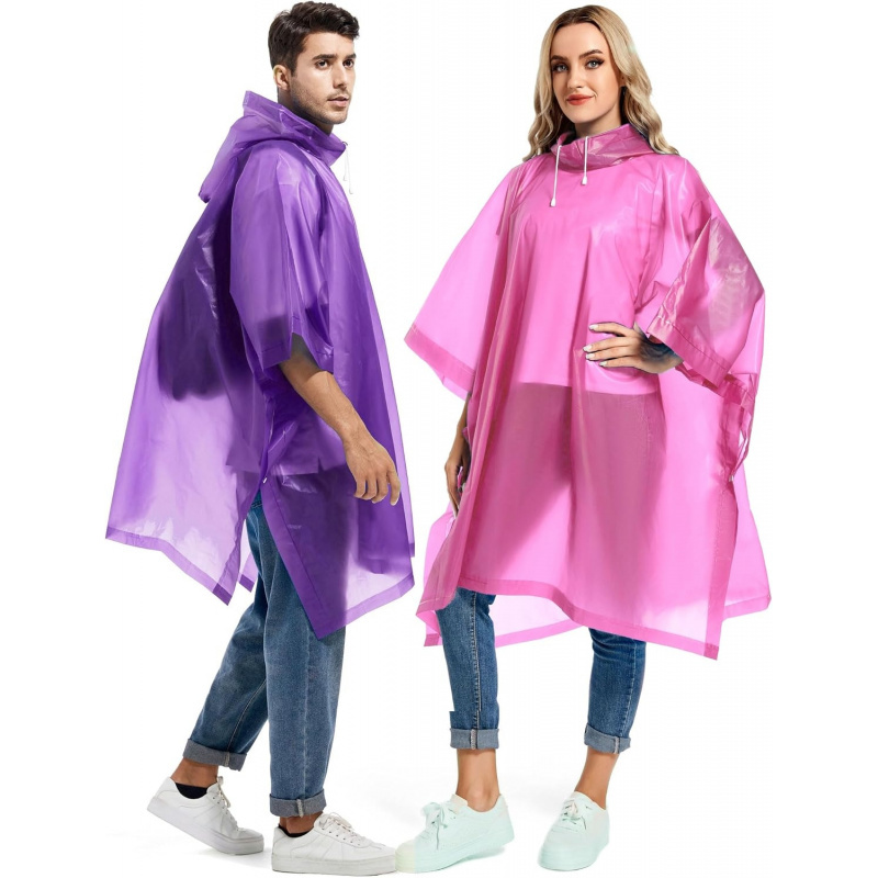 2 Pack Rain Ponchos for Adults Reusable - Image 29