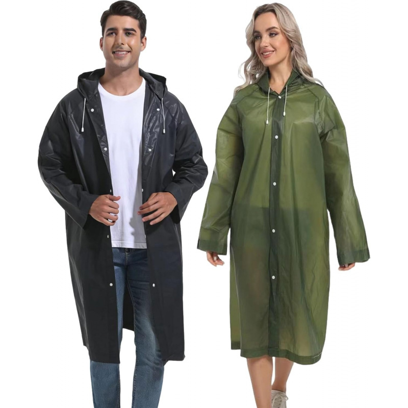 2PCS Rain Ponchos for Adults - Image 11