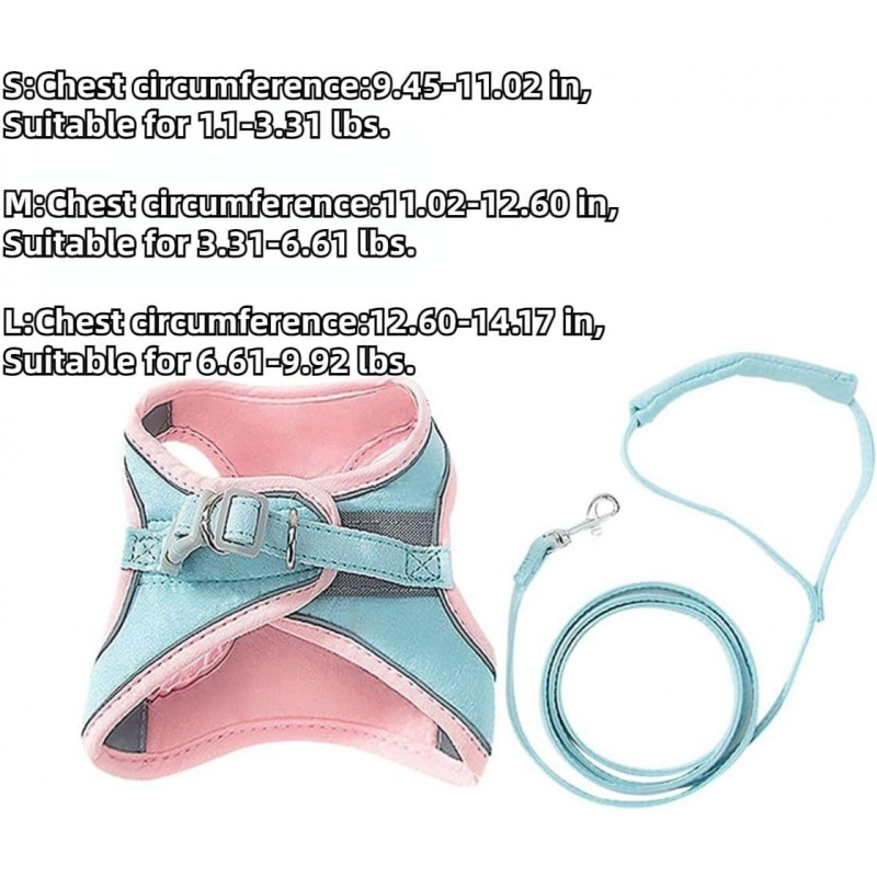 Adjustable Bunny Harness and Leash Set Double Buckle - Image 8