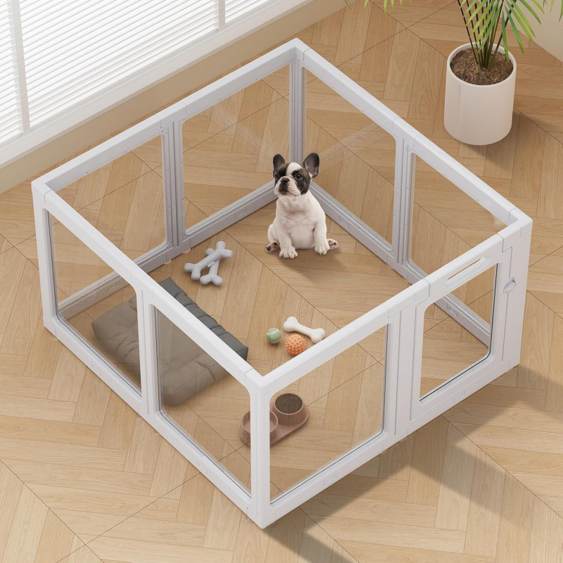 Clear Acrylic Dog Playpen Indoor - Image 14