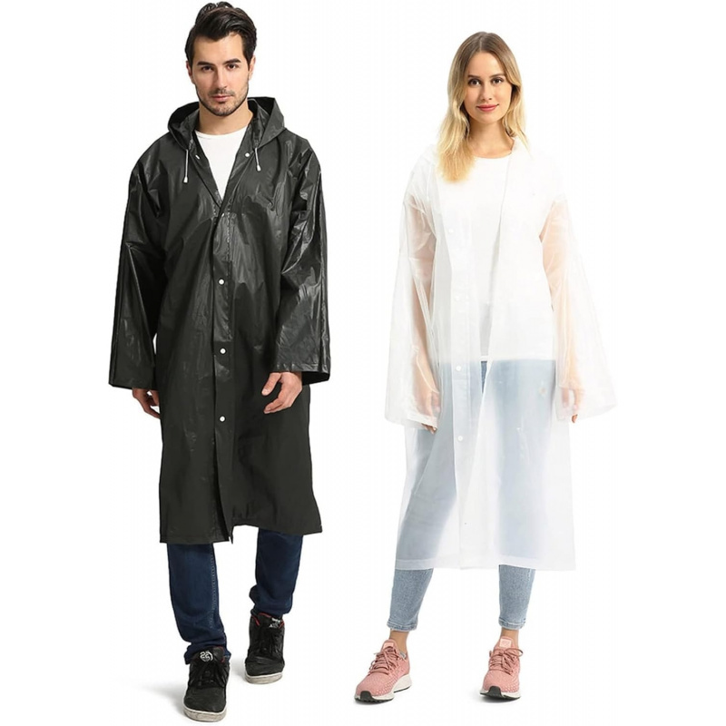 2 Pack Reusable Raincoats for Adults - Image 8
