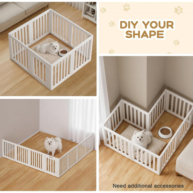Dog Playpen, Clear Dog Pen, Indoor Dog Pen - Image 6