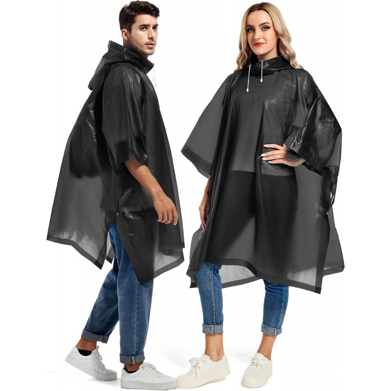 2 Pack Rain Ponchos for Adults Reusable - Image 5