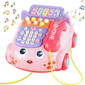 Multifunctional Cute Children’s Infant Virtual Story Machine Whack A Mole Game Music Toy Telephone Toys for Kids